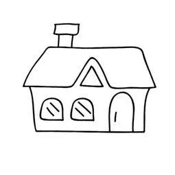 房屋设计图简笔画大全图片,房屋设计图 手绘