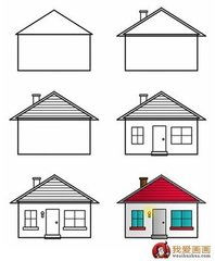 房屋设计图简单铅笔画图案,房屋设计图怎么画 手稿